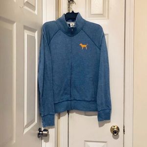PINK VICTORIA’S SECRET FULL ZIP JACKET SWEATSHIRT